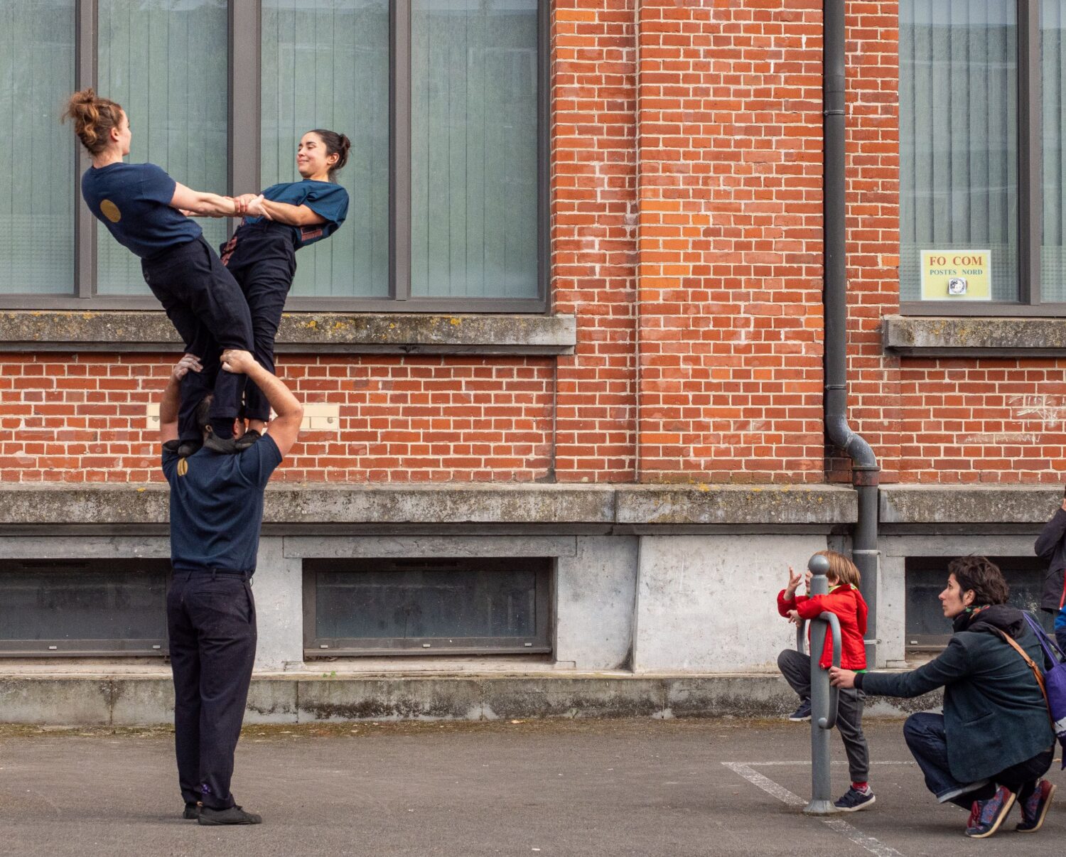 Photographie du spectacle acrobatique "Où".