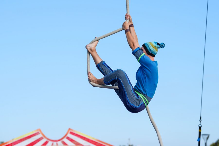 Photographie du spectacle de cirque Hot & Cold.