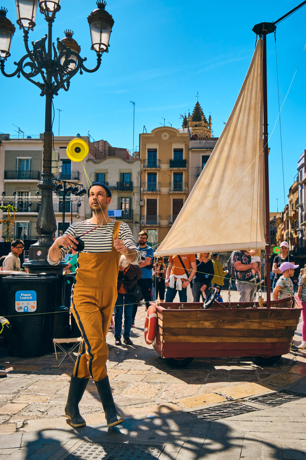 Photographie du spectacle de cirque "Big Fish"