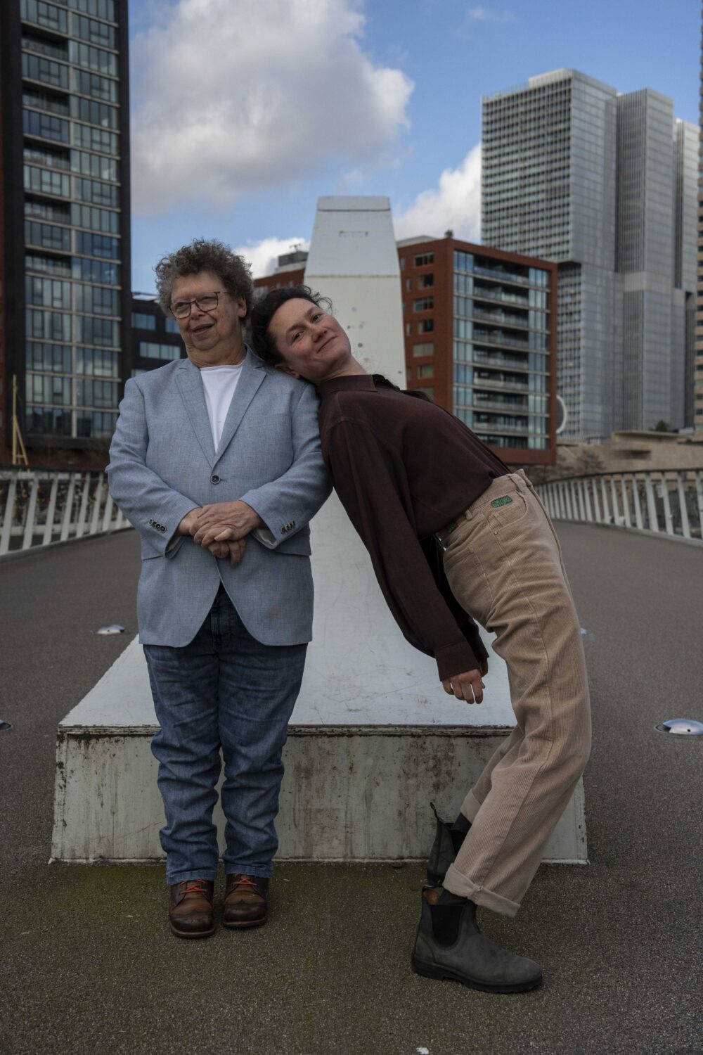 Photo portrait d'un duo extraordinaire du spectacle "BuitenGewoon"