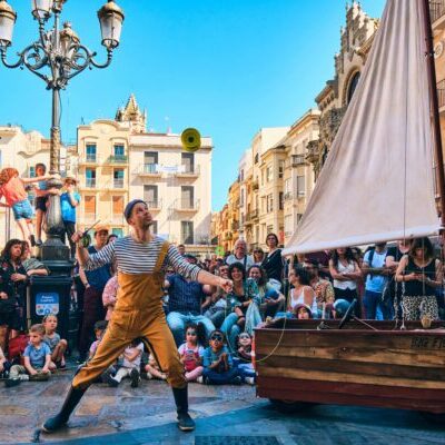 Photographie du spectacle de cirque "Big Fish"